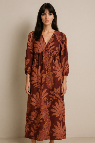 ROBE LONGUE IMPRIMÉE
