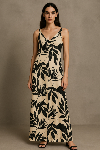 ROBE LONGUE IMPRIMÉE