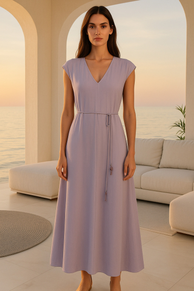 ROBE CEINTURÉE