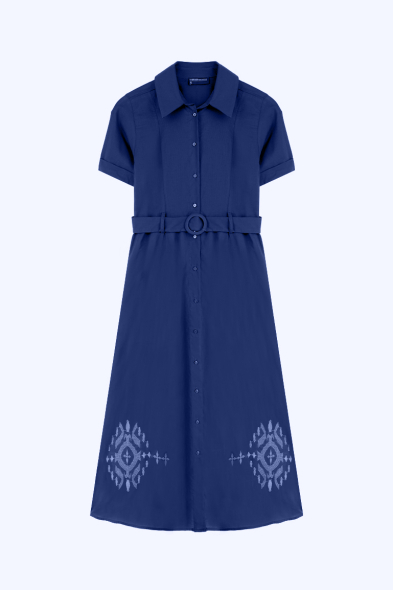 ROBE LONGUE BRODÉE