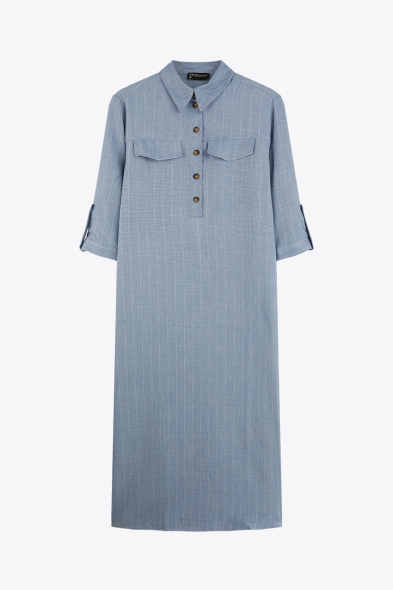 ROBE CHEMISE RAYÉE