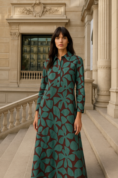 ROBE LONGUE IMPRIMÉE