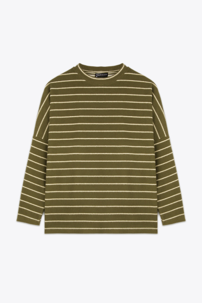 TOP EN MAILLE À RAYURES