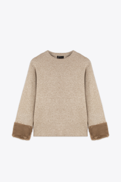 TOP AVEC FOURRURE