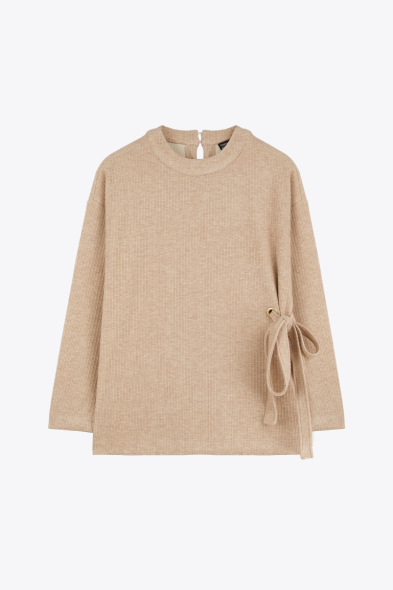 TOP EN MAILLE À NOEUD 