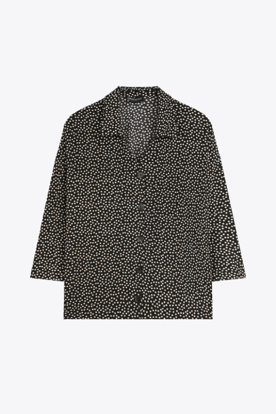 TOP IMPRIMÉ À BOUTONS