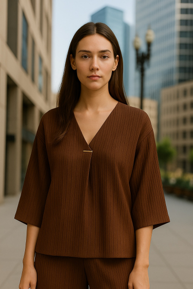 BLOUSE TEXTURÉE