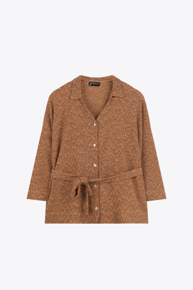TOP CEINTURÉ À BOUTONS