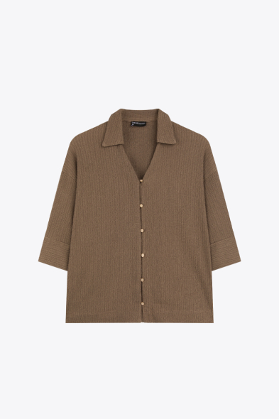 BLOUSE À BOUTONS