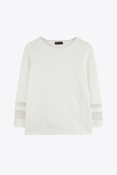 TOP À DÉTAIL EN TULLE