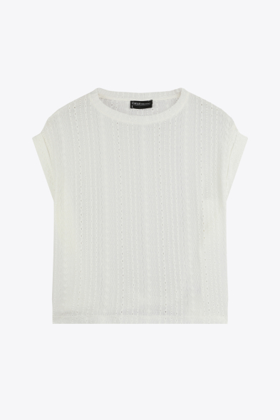 TOP À BRODERIE ANGLAISE