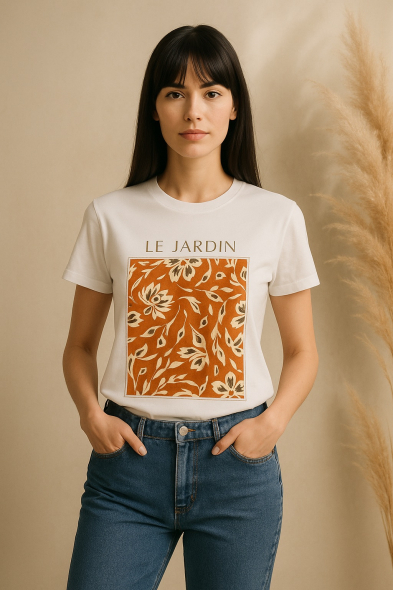 T-SHIRT IMPRIMÉ FLORAL