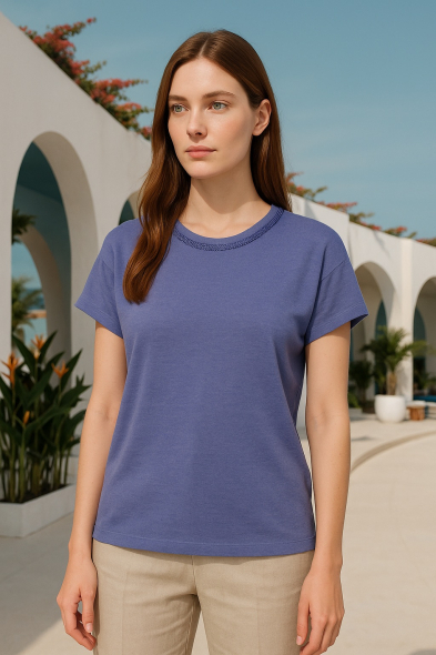 T-SHIRT DÉTAIL PERLÉ