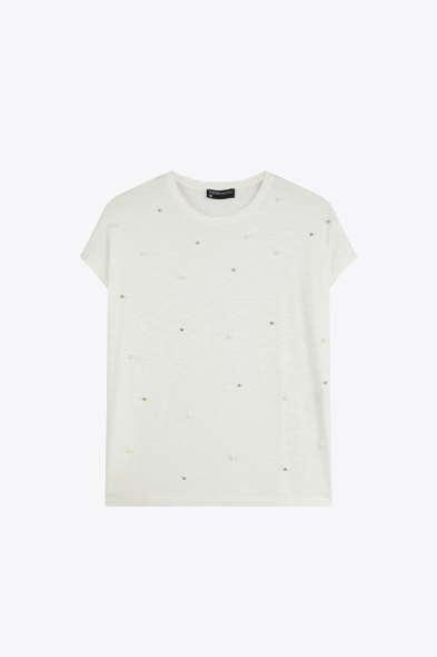 T-SHIRT À PERLES