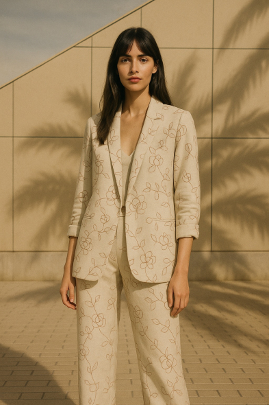 BLAZER FLEURI