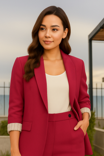 VESTE À MANCHES RETROUSSÉES