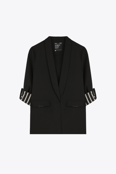 VESTE À MANCHES RETROUSSÉES