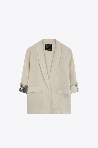 VESTE À MANCHES RETROUSSÉES