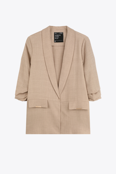 VESTE À MANCHES RETROUSSÉES