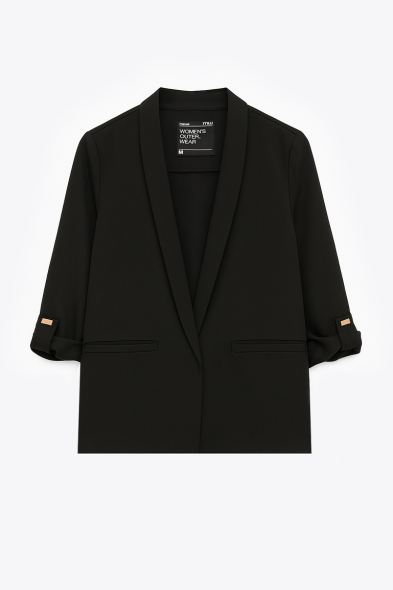 VESTE À MANCHES RETROUSSÉES