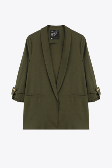 VESTE À MANCHES RETROUSSÉES