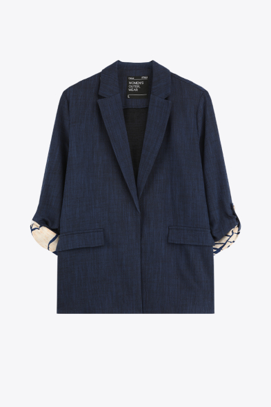 VESTE À MANCHES RETROUSSÉES