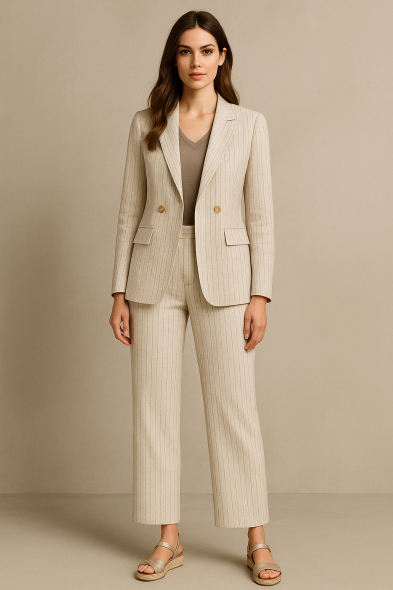 PANTALON À RAYURES