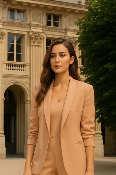 VESTE À MANCHES RETROUSSÉES