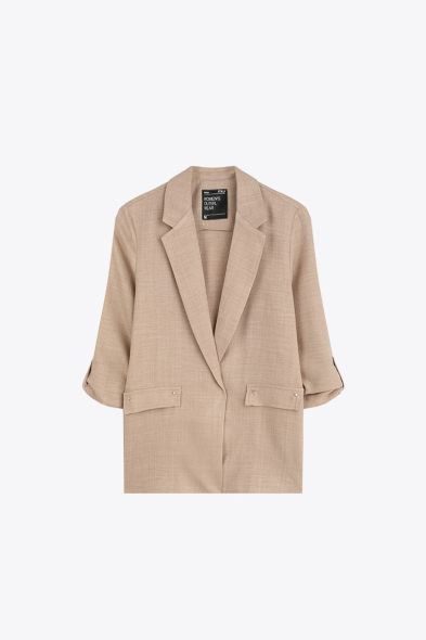 VESTE À MANCHES RETROUSSÉES