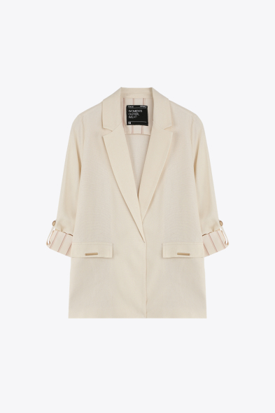 VESTE À MANCHES RETROUSSÉES