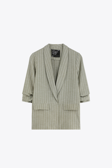 VESTE À RAYURES