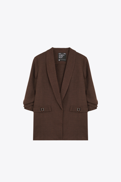 VESTE À MANCHES RETROUSSÉES