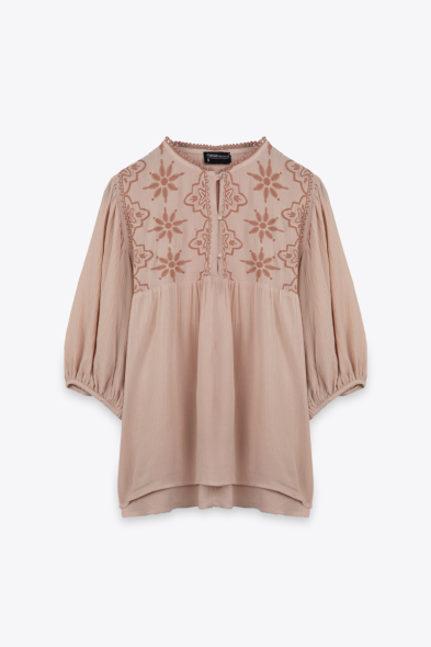 BLOUSE À SÉRIGRAPHIE