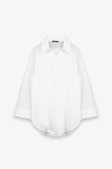 BLOUSE COL POLO
