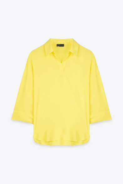 BLOUSE COL POLO