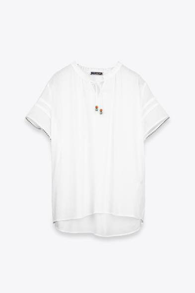 BLOUSE A SERIGRAPHIE