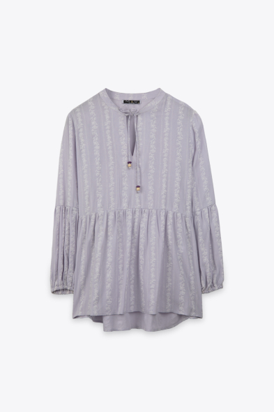 BLOUSE PUFF PRINT