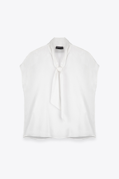 BLOUSE A CRAVATE