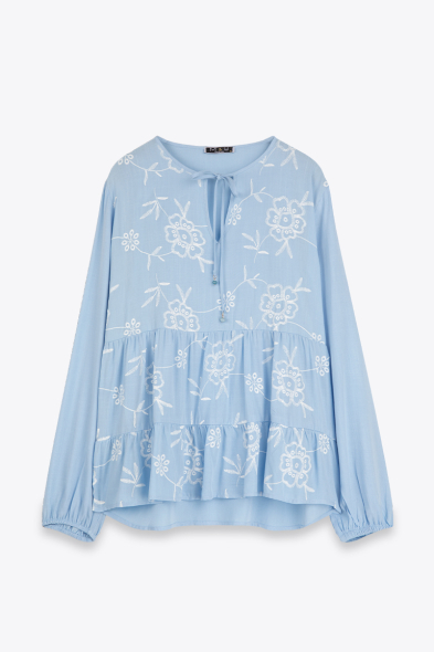 BLOUSES PUFF PRINT