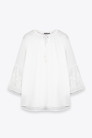 BLOUSES PUFF PRINT