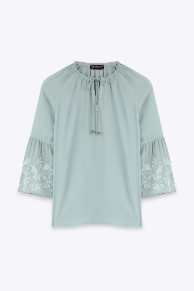 BLOUSE À MANCHES LARGES