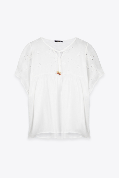 BLOUSE À DENTELLE