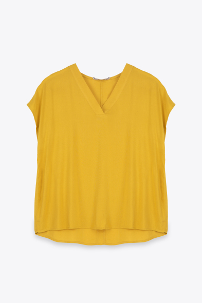 BLOUSE MANCHES COURTES