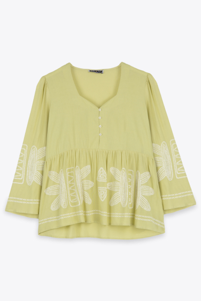 BLOUSE À SÉRIGRAPHIE