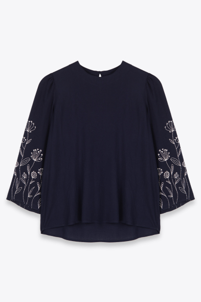 BLOUSE À SÉRIGRAPHIE
