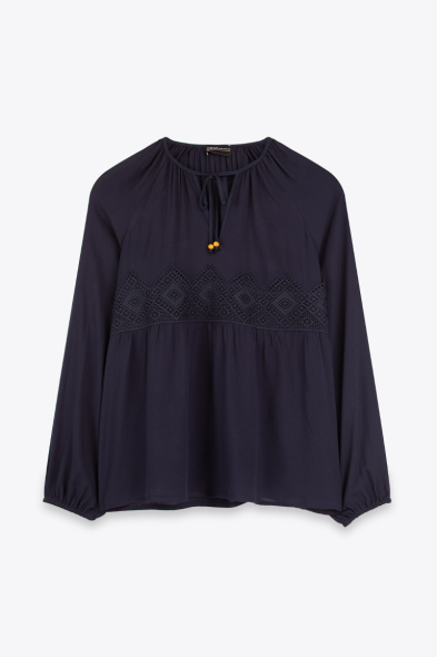 BLOUSE À DENTELLE