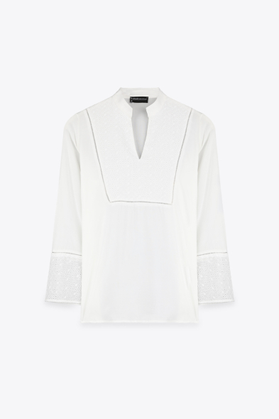 BLOUSE À DENTELLE