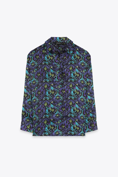 BLOUSE IMPRIMÉ IKAT