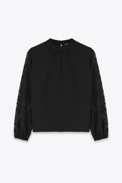 BLOUSE À DENTELLE