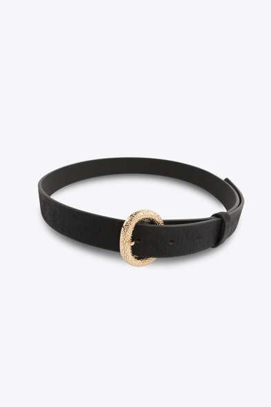 Ceinture à boucle dorée